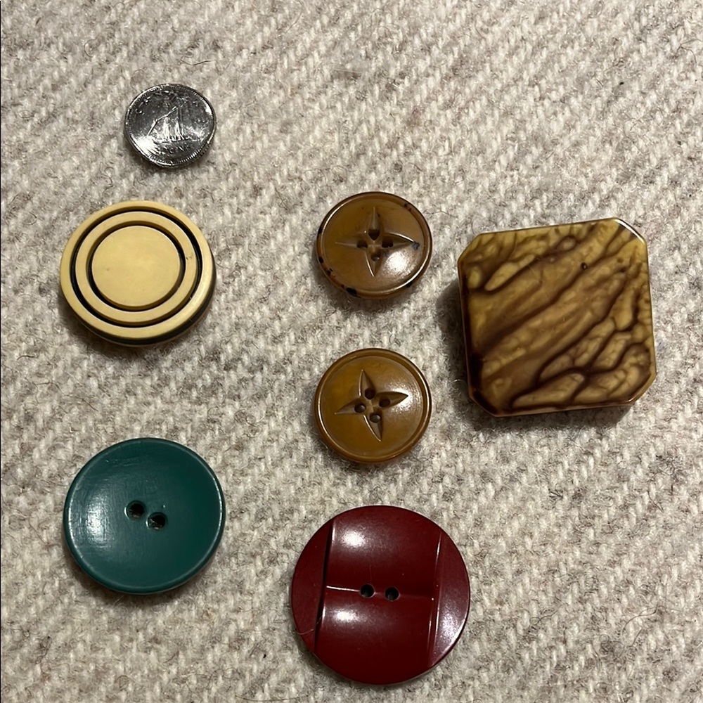 Vintage Button Collection - Multicolor